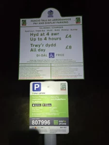 Pen y Pass parking fee 2026